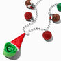 December Birthstone Bracelet Charm - Blue Zircon,