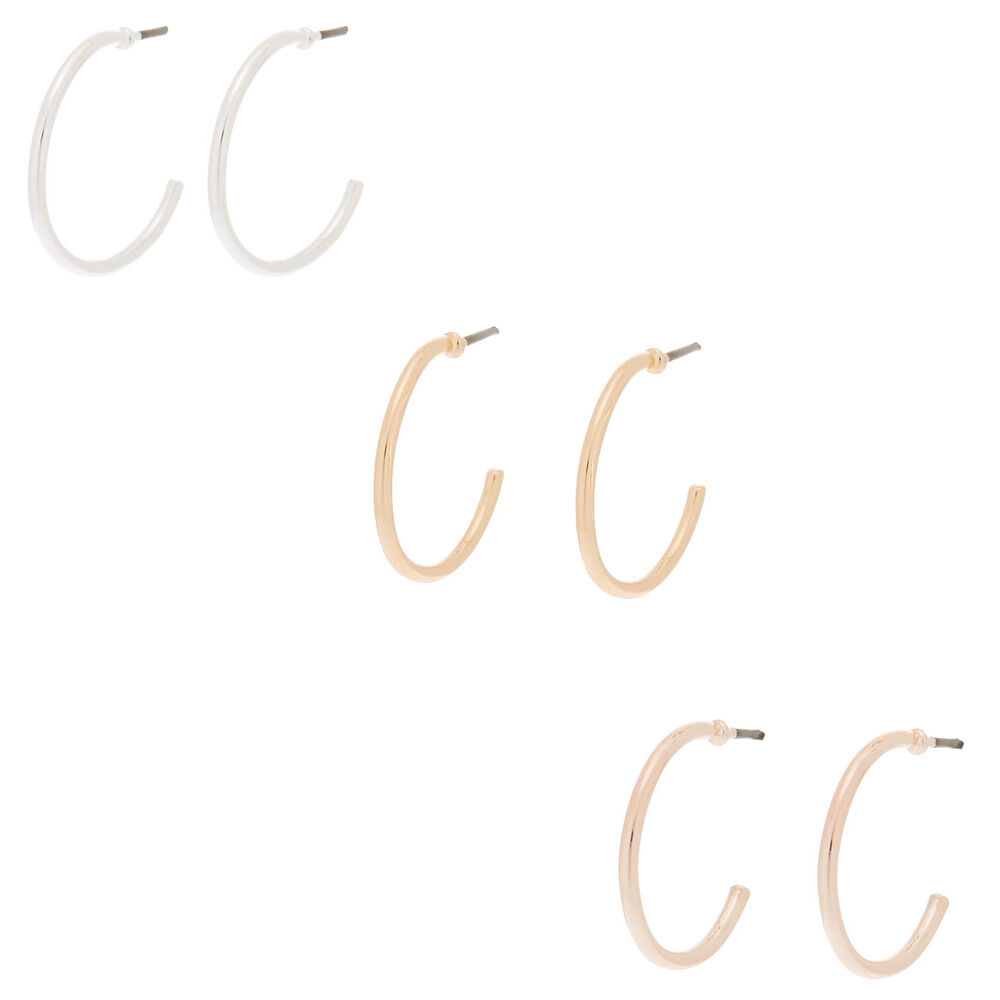 Mixed Metal Celestial Earrings - 9 Pack,