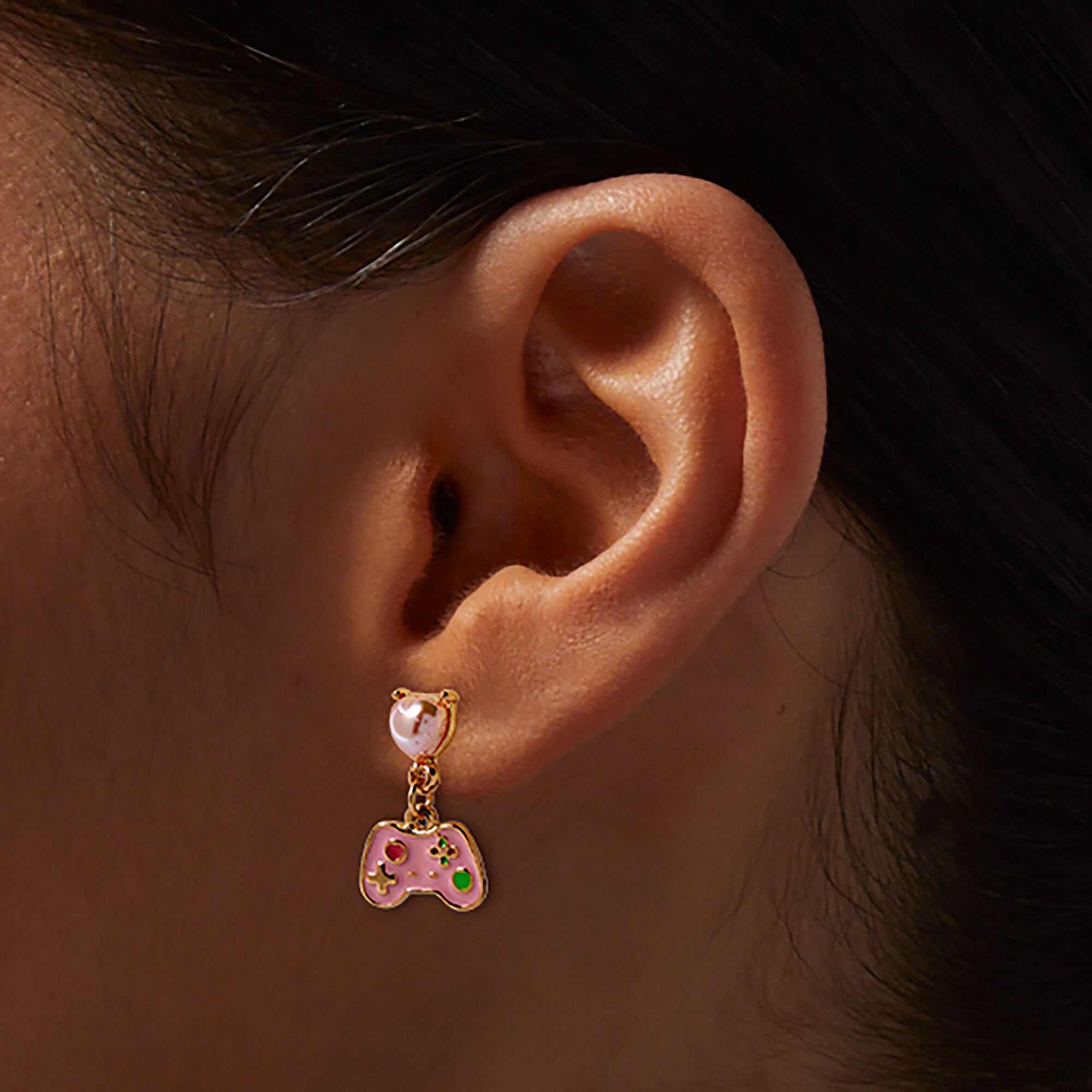Gamer Icons Stud Earrings - 3 Pack,