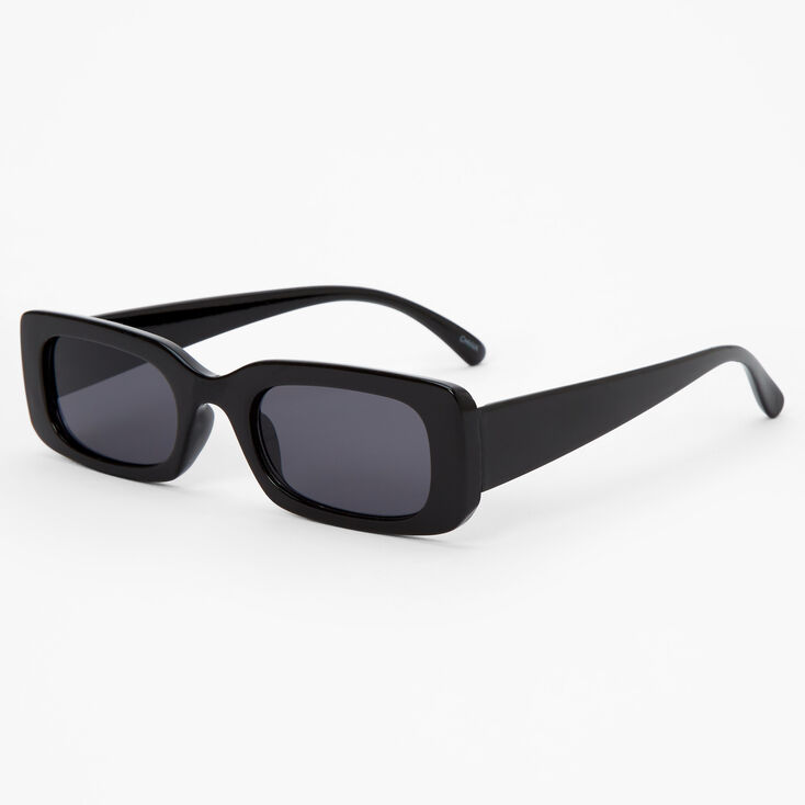 Rectangular Retro Sunglasses Black Claire S Us