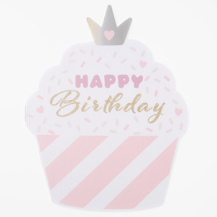 Claires&#39; Club Happy Birthday Princess Yard Sign - 3 Pack,