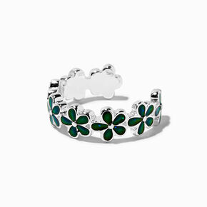Silver-tone Daisy Band Mood Ring,