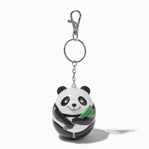 Silly Panda Eyes Keyring,