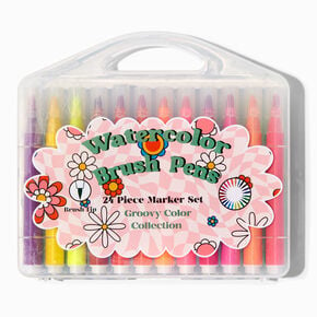 Watercolor Brush Tip Marker Set - 24 Pack,