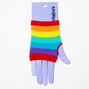 Rainbow Striped Short Arm Warmers,