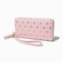Golden Initial Wristlet Wallet - B,