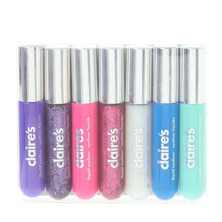 Colored & Glittered Liquid Eyeliners | Claire's US