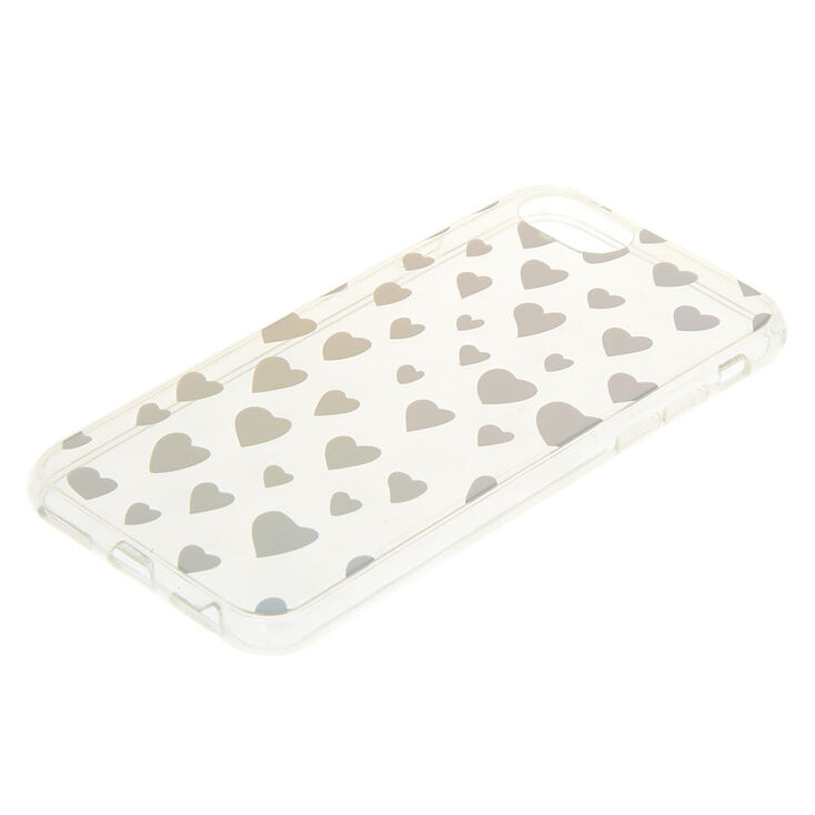 Holographic Hearts Phone Case - Fits iPhone 6/7/8,