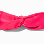 Hot Pink Silky Bow Twist Headwrap,
