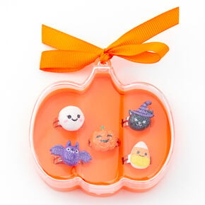 Go to Product: Halloween Pumpkin Box Rings - Orange, 5 Pack from Claires