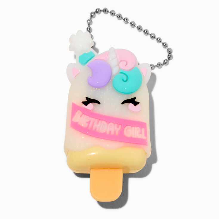 Pucker Pops&reg; Birthday Unicorn Lip Gloss - Strawberry,
