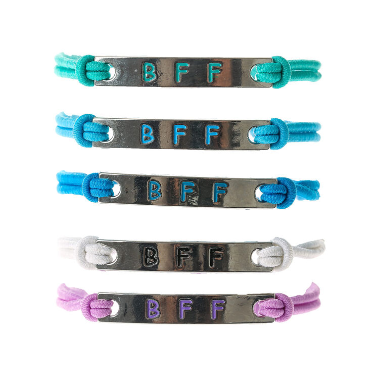 5 Pack Bff Stretch String Friendship Bracelets Claire S 5 Pack Bff Stretch String Friendship Bracelets