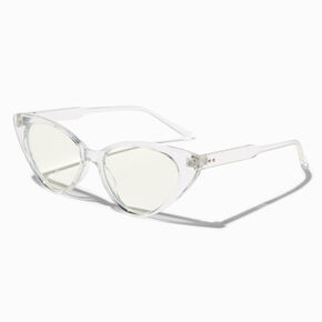 Blue Light Reducing Cat Eye Clear Lens Frames,
