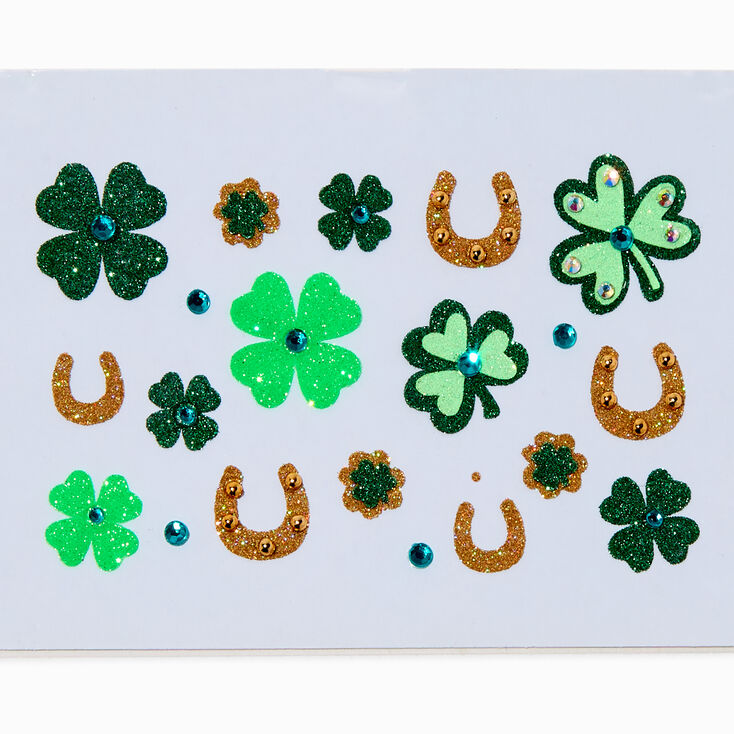 St. Patrick&#39;s Day Shamrock Icon Body Stickers,