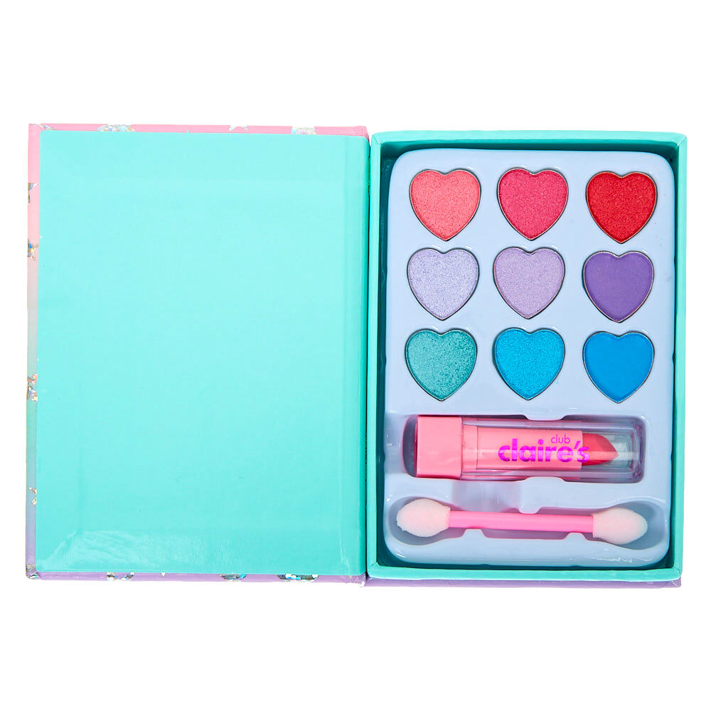 Mini palette de maquillage Miss Glitter la licorne Club Claire's,