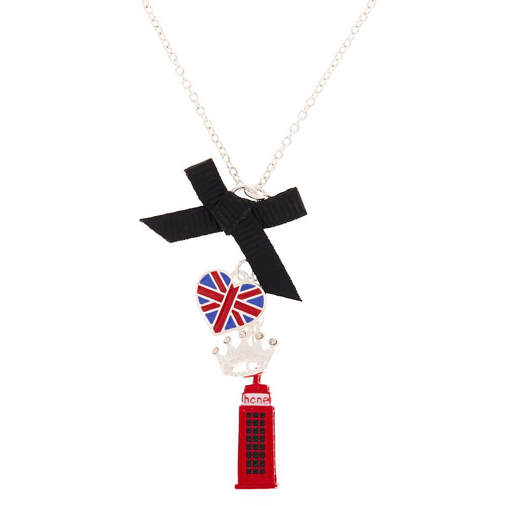 London Love Pendant Necklace - Red,