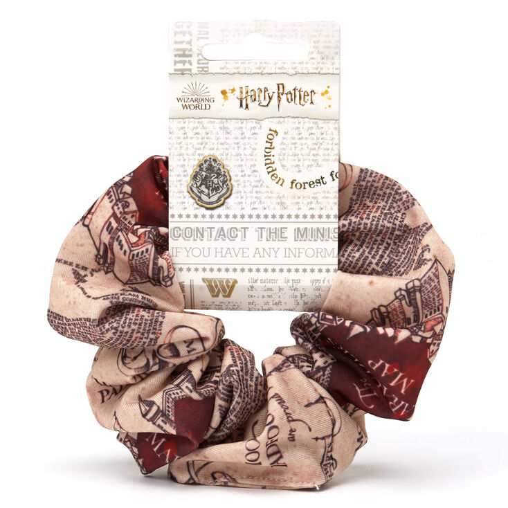 Harry Potter&trade; The Marauder&rsquo;s Map Velvet Scrunchie &ndash; Beige,