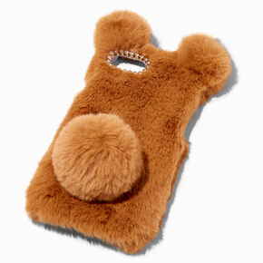 Furry Brown Bear Protective Phone Case - Fits iPhone&reg; 6/7/8 SE,