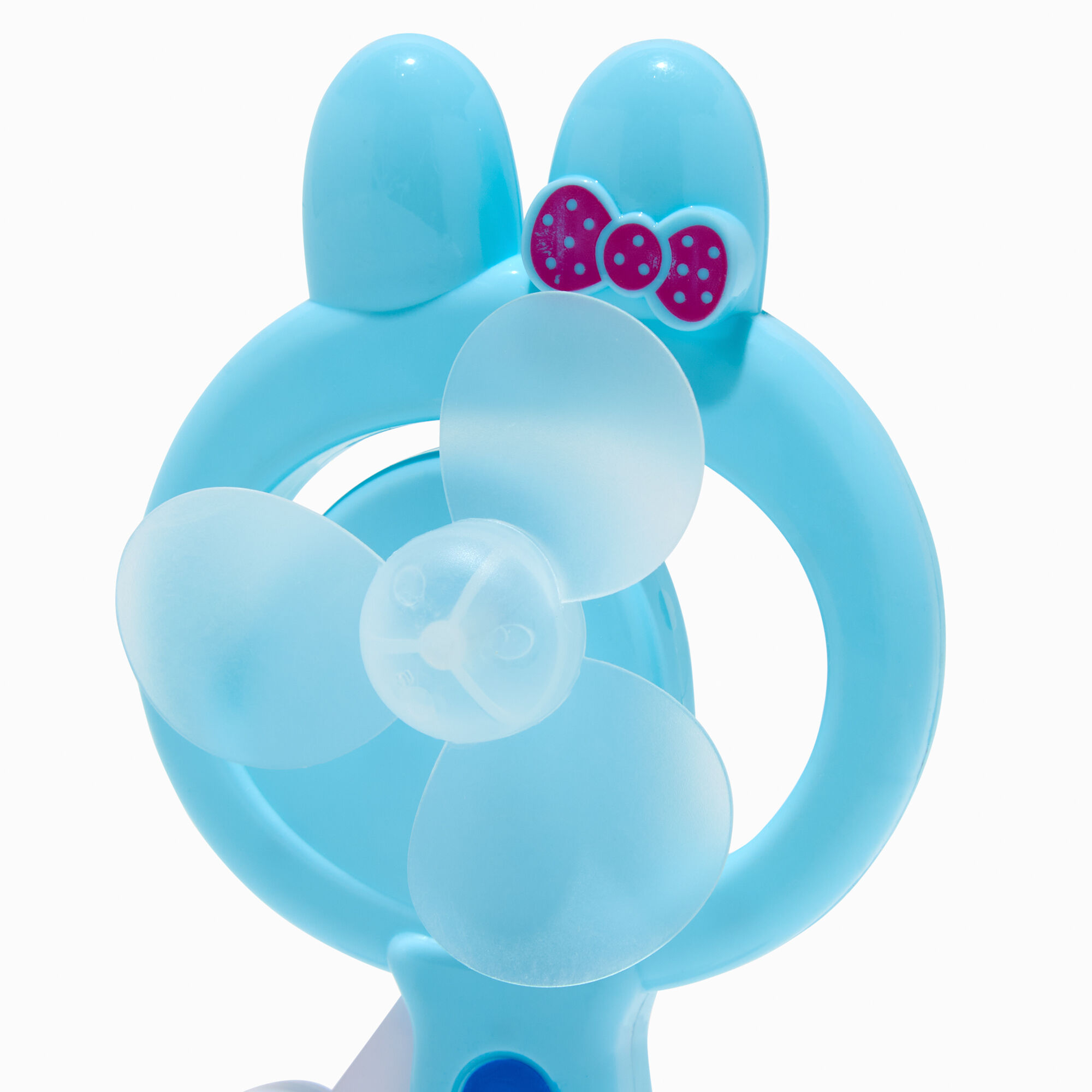 Blue Bunny Hand Crank Fan,