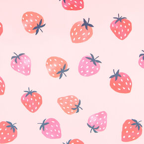 Pink Strawberry Print Gift Bag - Medium,