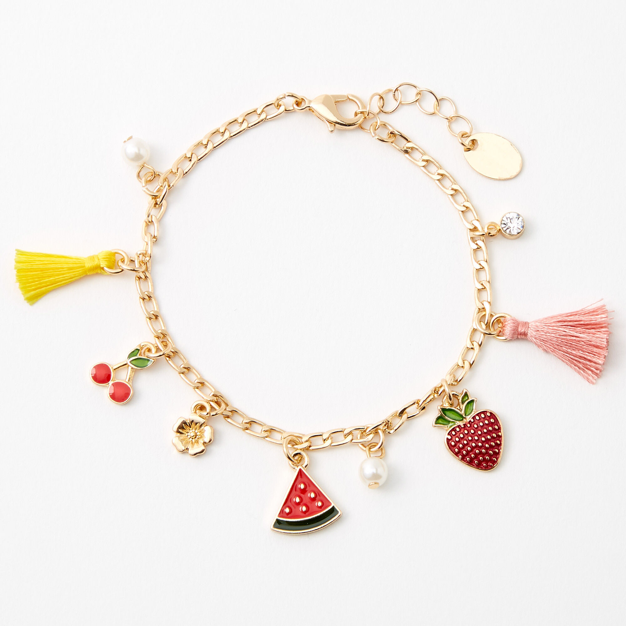 Fruit sales charm bracelet
