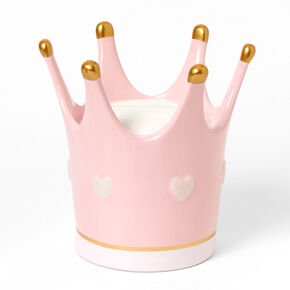 Claire&#39;s Club Heart Crown Ceramic Bank - Pink,
