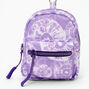Purple Tie Dye Mini Backpack Keychain,