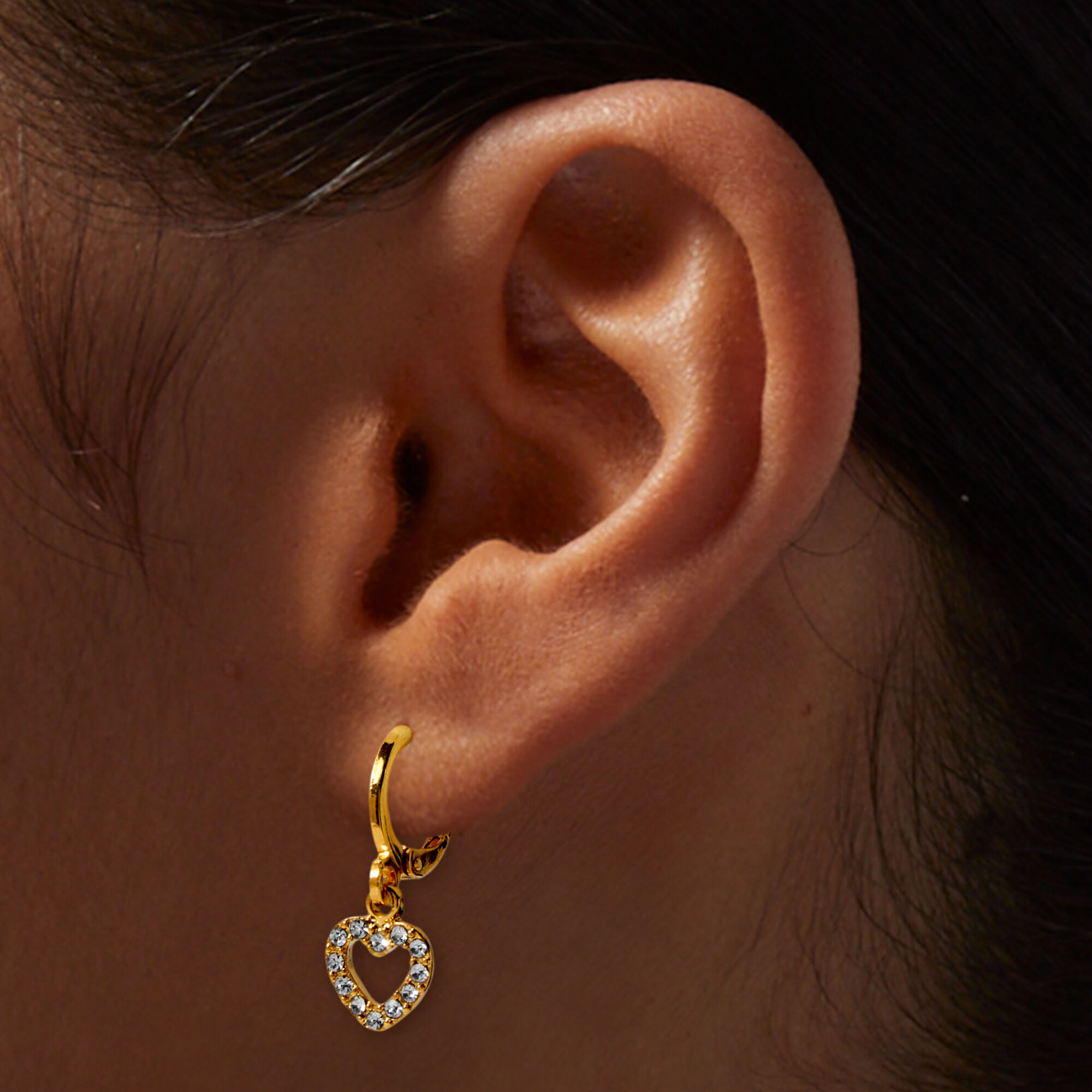 Claire's huggie earrings sale