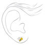 Sterling Silver Bee Stud Earrings,