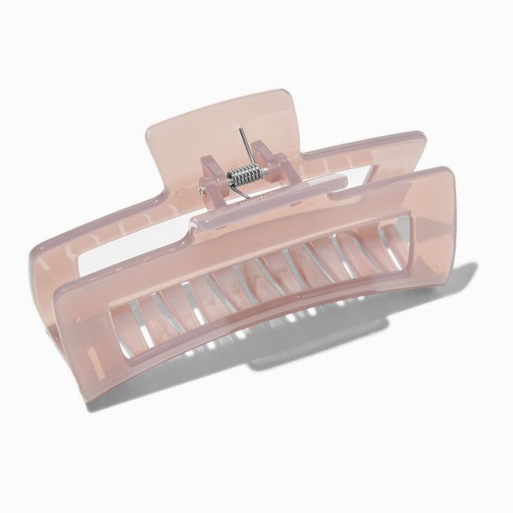 Purple Large Rectangular Hair Claw,