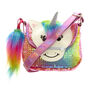 Claire&#39;s Club Starbright the Unicorn Rainbow Unicorn Sequin Crossbody Bag,