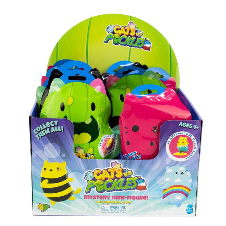 Cats vs Pickles&trade; Mystery Mini Figure Blind Bag - Styles May Vary,