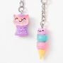 Best Friends Glittery Sweet Treats Keyrings - 5 Pack,