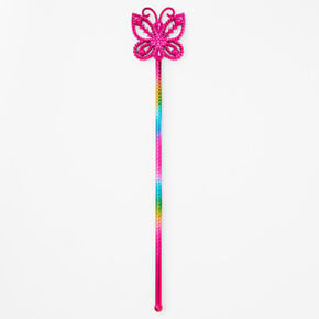 Claire&#39;s Club Neon Rainbow Butterfly Wand,
