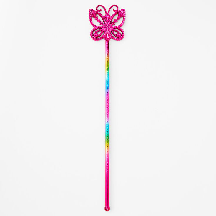 Baguette papillon arc-en-ciel fluo Claire&#39;s&nbsp;Club,