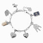 T H E M E x Claire&#39;s Silver-tone Dream Charm Bracelet,