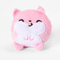 Pink Chibi Hamster Cup Keychain,