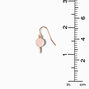 Pendantes et clous plaisirs gourmands roses - Lot de 9,