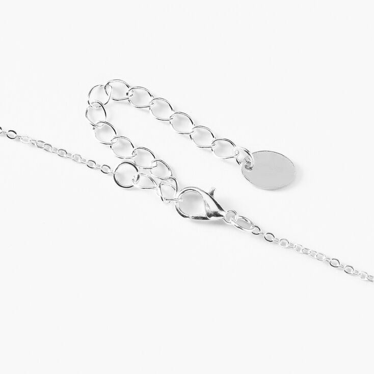 Silver Blue Lemonade Pendant Necklace,