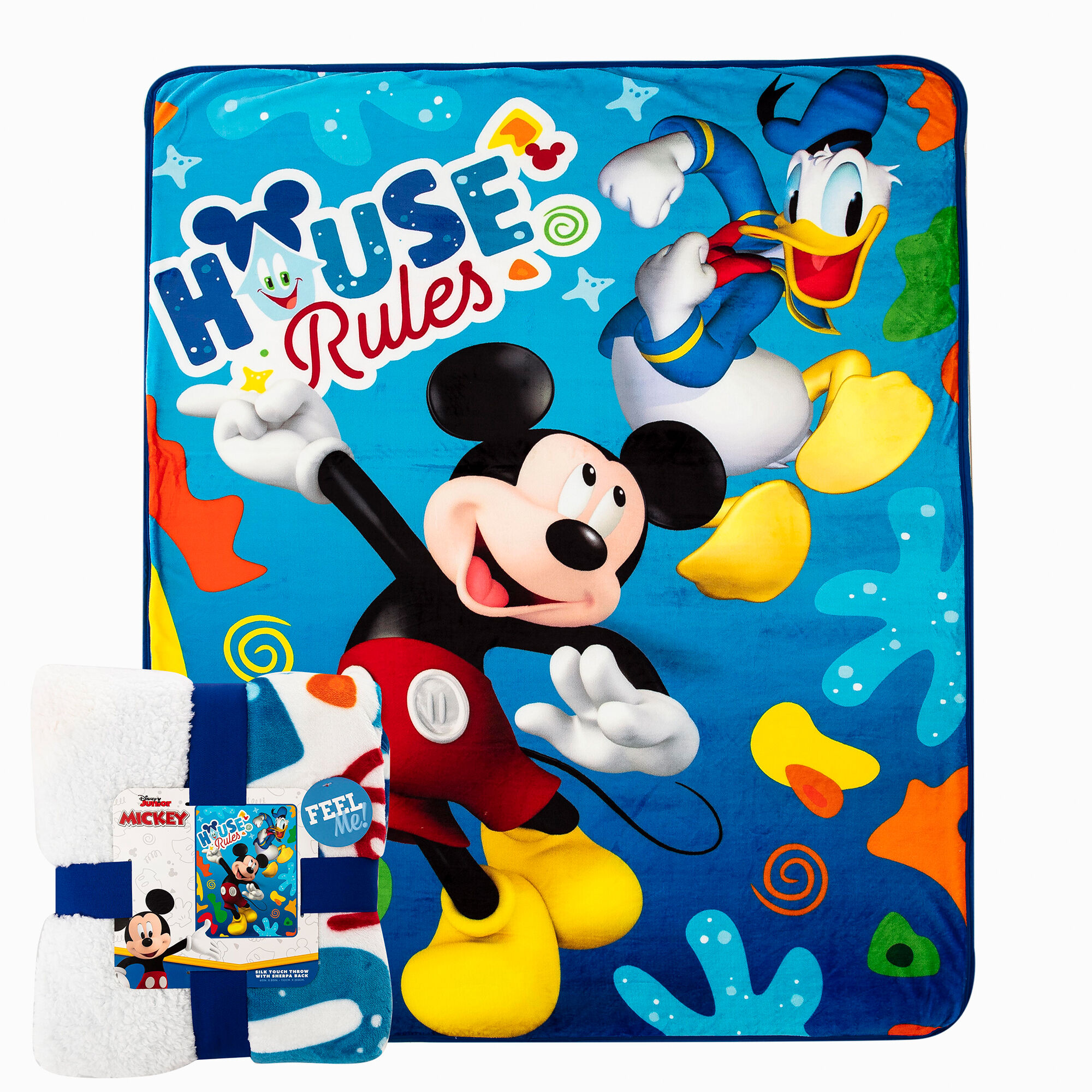 Mickey mouse blue 2025 blanket