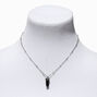 Black Mystical Gem Pendant Necklace,