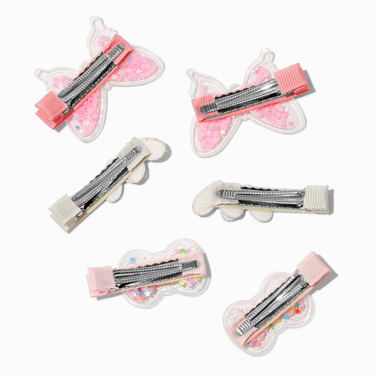 Claire&#39;s Club Mixed Shaker Hair Clips - 6 Pack,