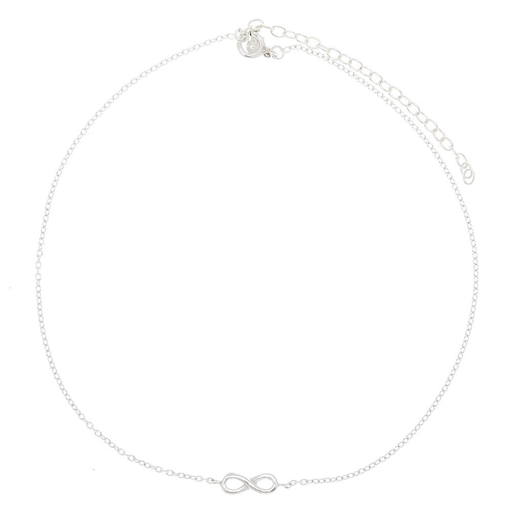 Sterling Silver Infinity Anklet,