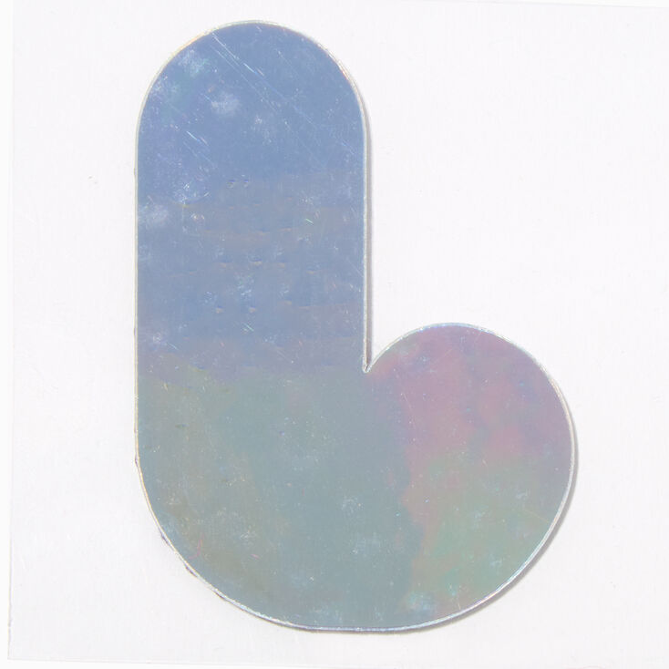 Initial Bedazzled Sticker - J,
