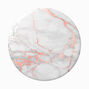 PopSockets&reg; Swappable PopGrip - Rose Gold Lutz Marble,