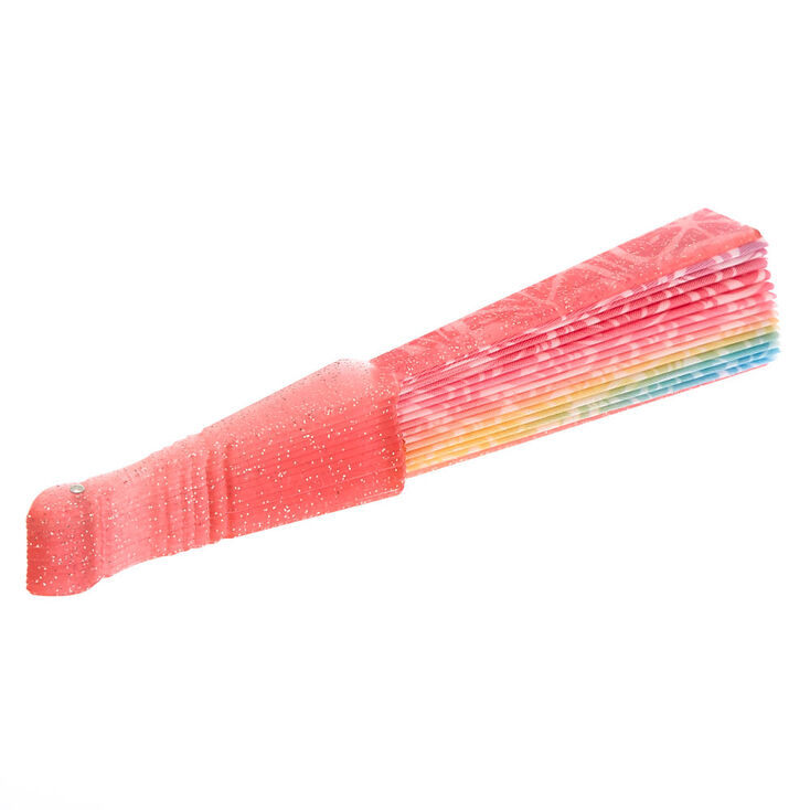 Rainbow Grapefruit Folding Fan,