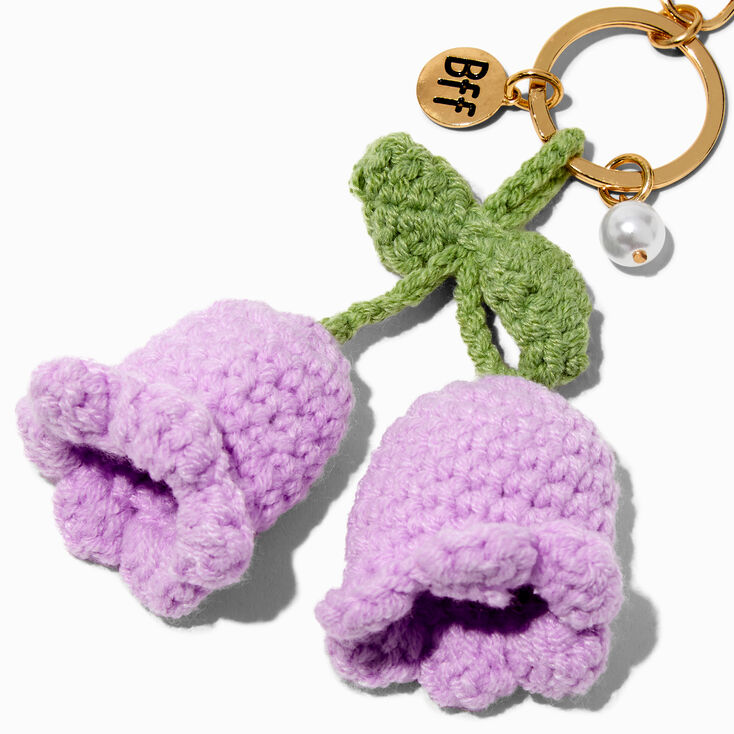 Crochet Tulip Best Friends Keychains - 2 Pack,