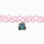 Mood Frog Pink Tattoo Choker Necklace,