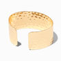 Gold-tone Hammered Cuff Bracelet,