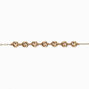 Gold-tone Swirl Choker Necklace,